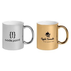 [MVD] Deco - 11 oz. Metallic Ceramic Mug