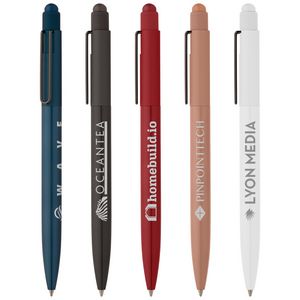 [MZO] Evo Softy Recycled Aluminium Pen w/ Stylus - Laser