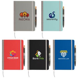 [NXK-C] Steinbeck Recycled Hard Cover Journal & Pen Set - A5 5.9" x 8.3"