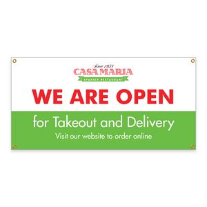24"h x 48"w Custom Vinyl Banner