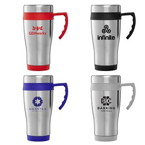 [WCU] Legend Plus - 16 oz. Stainless Steel Travel Mug with Handle