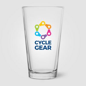 [WJD-C] Taper Beer Glass - 16 oz. - ColorJet