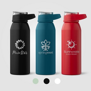 [WJY-L] Lyse Recycled Stainless Steel Sport Bottle - 24 oz. - Laser