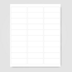 Address Label - 1" x 2-5/8"
