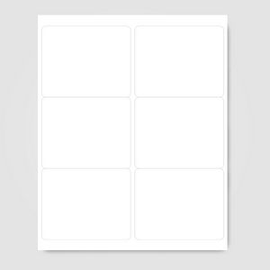 Large Shipping Label - 3-1/3" x 4"