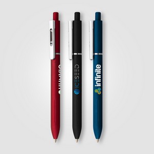 [AMC-C] Lark Recycled Plastic Retractable Fidget Clip Pen - ColorJet