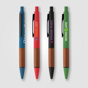 [AMX-C] Tide Recycled Plastic Wood Grip Pen - ColorJet