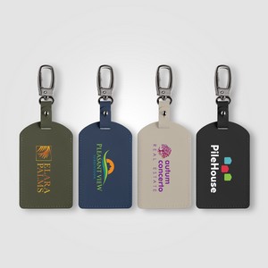 [FIW-C] Malmö Recycled Plastic Metal Carabiner Luggage Tag - ColorJet