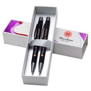 [GHF-C] Bowie Pen & Pencil Gift Set - ColorJet on Pen, Pencil & Box