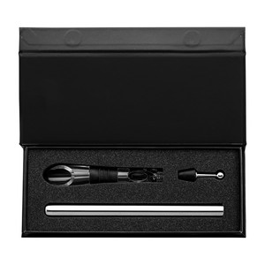 Neve Recycled Stainless Steel Wine Chiller Set & Gift Box - 2 pcs