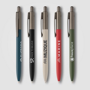 Koro Recycled Aluminum Gunmetal Trim Pen