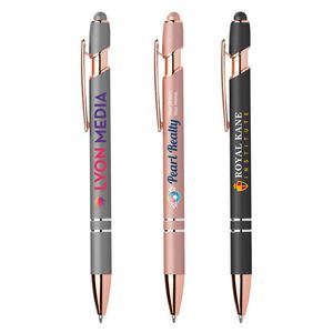 [MOI-C] Ellipse Softy Rose Gold Metallic w/ Stylus - ColorJet