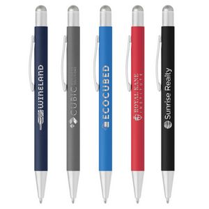 [MPP] Bowie Softy Satin with Stylus - Laser Engraved Metal Pen