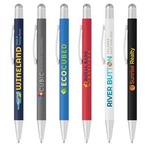 [MPP-C] Bowie Softy Satin with Stylus - Full Color Metal Pen