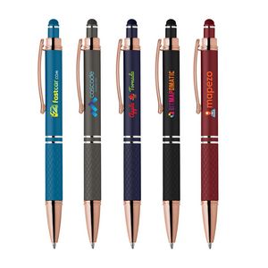 [MQO-C] Phoenix Softy Rose Gold Classic Pen w/ Stylus - ColorJet