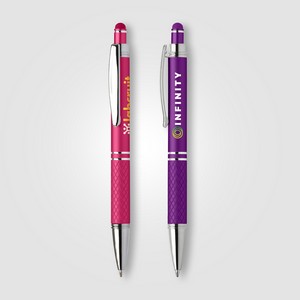 [MSJ-C] Phoenix Softy Jewel Pen w/ Stylus - ColorJet