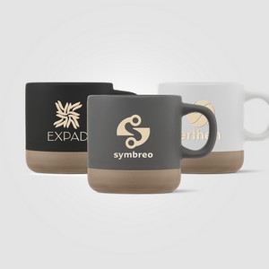 [MUU-L] Terra - 12 oz. Clay Base Ceramic Mug - Laser
