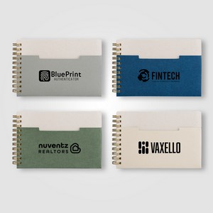 [NCI] Lino FSC Paper Spiral Binding Horizontal Pocket Notebook - A6