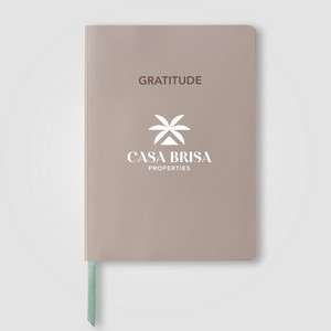 Gaia FSC Paper Ribbon Marker Gratitude Journal - A5
