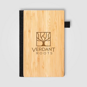 [NCP-L] Wesen Bamboo Refillable Journal - A5 - Laser Engraved
