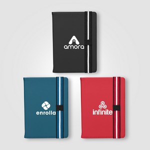 [NDW] Newport rPET Chevron Refillable Journal - A5