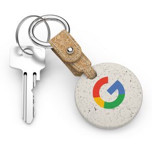 [4187] EcoSpot Pro: Eco Bluetooth Finder with Cork Keychain