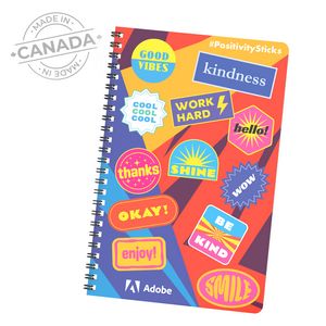 [3094] Willow 8.5 x 5.5 Notebook, Side Bound