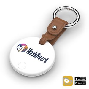 [4079] Spot Pro: Bluetooth key finder with brown keychain