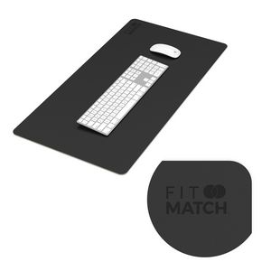 [4142] DeskShield Contemporary Desk Mat (Black)