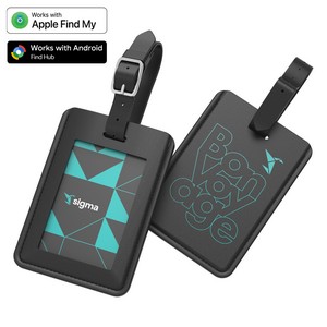 PowerTag Travel : Smart Luggage Tag compatible with Apple Find My and Google's Find Hub
