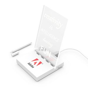 [4138] ClearPad Glow: Light-up reusable memo pad
