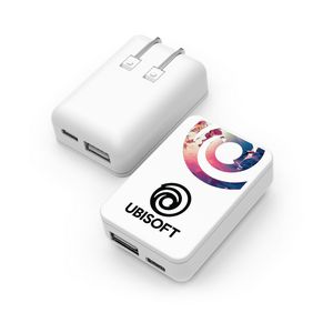 [4186] PowerUSB: Dual port travel plug