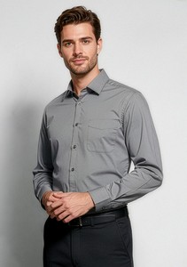 [S770ML] Men's Monaco Long Sleeve French Style Cotton Stretch Shirt