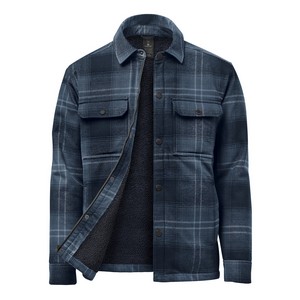 Stormtech Men's Highland Sherpa Lined Plaid Jacket