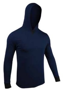 2UNDR LUXE Long Sleeve Hooded Tee
