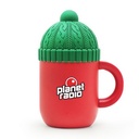 12 oz Insulated Mug with Ceramic Coated Interior - Asobu Happy Hats Beanie