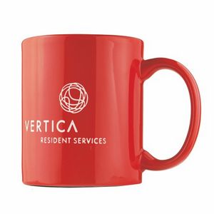 11 oz "C" Handle Mug (Deep Etched)