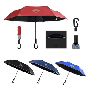 [WTV-RL25] Ridgeline 46" Arc Reflective Umbrella with Carabiner Handle