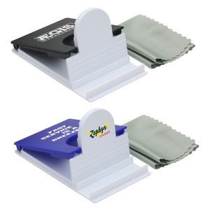 [WCP-HP12] 5" x 5" Microfiber Cloth with Phone Holder