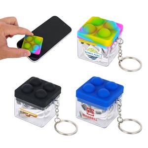 [EAC-PP26] Push Pop Charging Cable with Keyring & Screen Cleaner