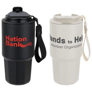 SENSO® Dash 21 oz Vacuum Insulated Stainless Steel Tumbler with Hand Strap