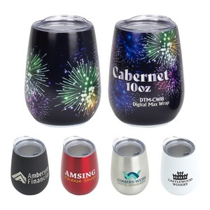 [DTM-CW18] Cabernet 10 oz Vacuum Insulated Stainless Steel Wine Goblet