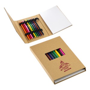 [WOF-AR26] Artisan Sketch Pad With 10-Piece Colored Pencil Set