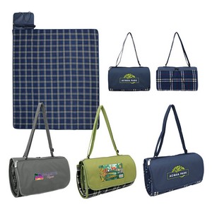 [WOR-PB25] Premium Barrel Fleece Picnic Blanket