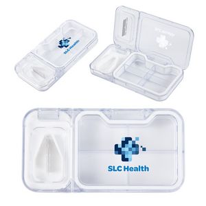 [WPC-CA25] Cache 4-Compartment Pill Box with Tablet Cutter