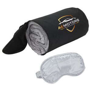 [ALK-BL20] AeroLOFT® Business First Travel Blanket with Sleep Mask