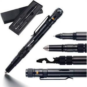 [NKECH-SKCLK] Multifunction Tactical Ballpoint Pen with LED Flashlight