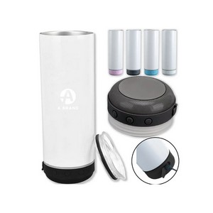 [QGDHH-SJTIW] 20oz Vacuum Insulated Tumbler Cup With Wireless Speaker