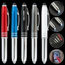 Metallic Stylus Pen with LED Light & Laser Engraving