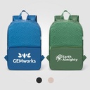 Sora Recycled 210D Polyester Quilted Backpack - 13L